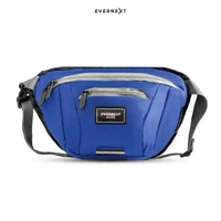 EVERNEXT - TAS SELEMPANG PRIA ANTI AIR WAIST BAG FOUR SLING BAG COWOK WAIST BAG PRIA BLUE