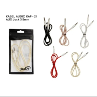 Kabel Aux audio jack 3.5 mm Male to Male Aux Cable MP3 Mobil HP Speaker Accessories