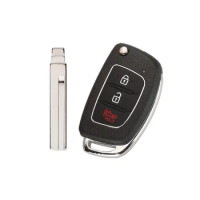 Hindley 3 Buttons Remote Key Shell For Hyundai Accent I40 I20 IX35 I45 HB20 SANTA FE HY15 HY18 HYN14 HYN14R TOY40