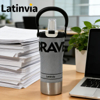 Latinvia 13 Bình Giữ Nhiệt inox 304 2000ml/1500ml miệng rộng có ống hút tiện lợi - Bình Vacum Dung T