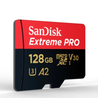 SanDisk Extreme Pro Flash 128GB Card Micro SD Card SDXC UHS-I 400GB 256GB 64GB U3 V30 TF Card Memory Card Adapter for Camera DJI