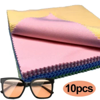 Glasses Cleaning Cloth 100 Pcs Microfiber Glass Cleaning Cloth Eyeglass  Cleaning Cloths For Electronics Glasses TV