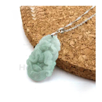 Hera頂級A貨翡翠項鍊-生肖狗