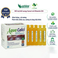 Aqua calci Vshine bổ sung canxi, vitamin D3 - hỗ trợ phát triển chiều cao, xương , răng chắc khỏe
