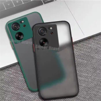 For Xiaomi 13T Pro Matte Armor Case on Mi 13 12T 12 11T 11 Lite Pro Transparent Shockproof Phone Back Cover for Xiaomi 11 Ultra