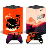 Red Dead Redemptio For Xbox Series X Skin Sticker For Xbox Series X Pvc Skins For Xbox Series X Vinyl Sticker Protective Skins 2