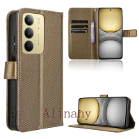 สำหรับ เคสฝาพับ, สำหรับ Realme C75X, สไตล์กระเป๋าสตางค์, ทำจากหนัง PU, ฝาหลัง, เคสโทรศัพท์, เข้ากันไ