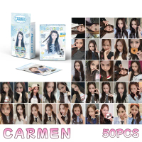 4-50 tấm thẻ lomo H2H Hearts2Hearts CARMEN FOCUS The Chase Makestar Soundwave POB Photocard JIWOO YU
