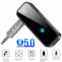 Bluetooth 5.0 Audio Receiver Transmitter Hansfree Call 3.5mm AUX Jack USB Dongle Stereo Music Wireless Adapter For TV PC Car Kit