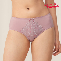 黛安芬-FLORALE浪漫梔子花系列透氣包覆中腰平口內褲 M-EL 優雅紫