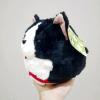 Boneka Amuse Guguk Boston Terier Bulu Mengkilap Original Size 20 cm