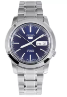 Seiko 5 Automatics 21 Jewels Blue Dial SNKE51K1 Stainless Steel Silver