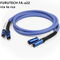 Pair Extraordinary Furutech Alpha OCC αS22 audiophile RCA audio cable power amplifier CD tube amplifier line with WBT RCA Plug