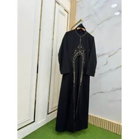BTZ - Gamis Abaya Wolfis Embos Gamis Terbaru 2025 Kekinian Abaya Mewah Promo Lebaran navi
