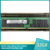 1 Pcs For SK Hynix RAM 32GB DDR4 2933 32G 2Rx4 PC4-2933Y HMAA4GR7MJR8N-WM Server Memory