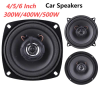 4/5/6 Inch Car Speakers 300W/400W/500W 2 Way Car HiFi Coaxial Speaker Audio Music Stereo Subwoofer Full Range Frequency Speakers