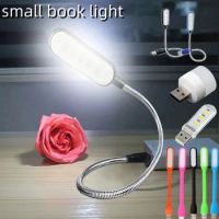 1pc LED Table Lamp USB DC 5V Flexo Reading Light Adjustable Portable Bedside Lamp Table Books Study Office Kids Desk Lights