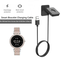 For Fossil Gen 6/Gen 5/Gen 4 Smartwatch Charger Dock USB Fast Charging Cable for Michael Kors Access Gen 6/5E/Gen 5/Gen 4 Charge