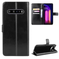 Fashion ShockProof Flip PU Leather Wallet Stand Cover LG V60 ThinQ 5G Case For LG V60 V 60 LGV60 Phone Bags