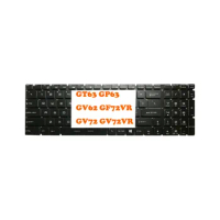 US Crystal Keycap Backlit Keyboard For MSI GV62 GV72 GF72VR GV72VR GL62MVR GL63 GL72M GL62 7RE 8RD 7RFX English