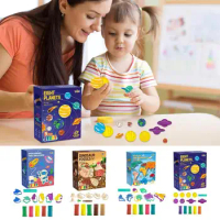 Modeling Clay For Kids Playdoh Clay Set Modeling Color Air Dry DIY Creative Ultra Soft Light Clay Arts And Crafts Kits Modeling