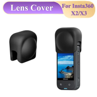 Lens Cover For Insta360 X2/X3 Silicone Protective Lens Cap Anti-scratch One X2 Panoramic Action Camera Accessories
