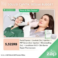 Facial Express + Juvelook (3cc) Injection + PRP Serum (2cc) Injection + Microneedling + Juva by ZAP 