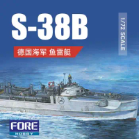 Fore Hobby 1003 1/72 Scale German Schnellboot S-38/1942 Plastic Assemble Model Kit