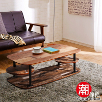 C EST CHIC_OLD CAPTAIN老船長復古船木茶几-幅90CM W90~116.5*D40~66.5*H35 cm