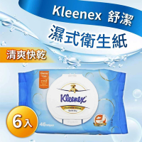 Kleenex 舒潔濕式衛生紙(46張x6入)