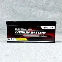 SOLANA BATTERY LITHIUM 100AH 25,6V - 100AH 25,6V