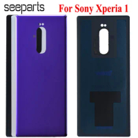 New For Sony XZ4 Battery Cover Door Housing Case For Sony 1 Back Cover Replacement Parts For Sony Xperia 1 Battery Cover