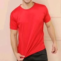 kaos polos cotton combed 30s merah S