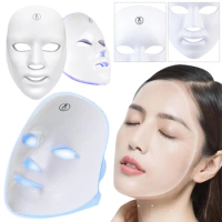 LED Photon Beauty Mask Repair Damaged Skin Photon Rejuvenation Mask Anti Aging Advanced Photon Flexible Mask Spots Acne Removing