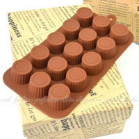 15連瓶蓋造型巧克力模 模具 模型 情人節巧克力造型【DG265】  123便利屋