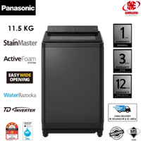 Panasonic Inverter Powerful Clean & Convenient Top Load Washing Machine 11.5 KG NA-FD115X3BT/ 13.5 K