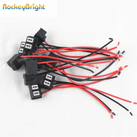 Rockeybright h7 plug ceramic socket adapter h7 led bulb car wire extention cable h7 lamp connector
