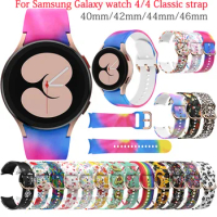 Original Silicone Band For Samsung Galaxy Watch 4/6 Classic 46mm 42mm Silicone Strap for Galaxy Watch 5/pro/4/6 44mm 40mm Strap