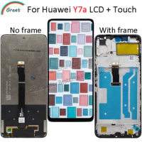 6.67'' Original For Huawei Y7a LCD Display with Touch Screen Digitizer Assembly For Huawei Y7a LCD with Frame