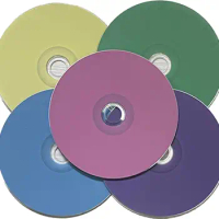 Wholesale 50 Pcs Multicolor Printable Grade A 700 MB 52x Blank Audio Music CD-R Disc