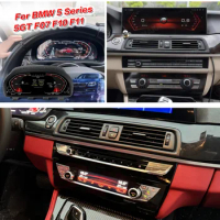 for BMW 5 Series F10 HUD Car LCD Dashboard 10.25-inch car radio car gps navigation 64G CARPLAY WIFI LCD air conditioner