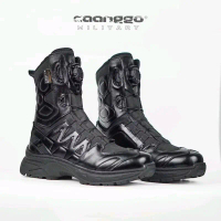 Sepatu PDL Tali Putar Model Terbaru Original Caanggo Military