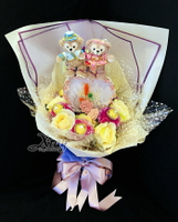 達菲Duffy&雪莉美Shellie May金莎花束，捧花/情人節金莎花束/頒獎/畢業花束/畢業典禮/情人節禮物/送禮/捧花/節慶/婚禮小物/生日禮物/交換禮物/告白/求婚，X射線【Y107963】