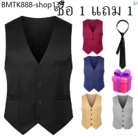 【🔥ซื้อ 1 แถม 1🔥】  มีกระเป๋าหลายกระเป๋า เสื้เสื้อกั๊กมีกระเป๋าหลายช่องสำหรับเก็บของ