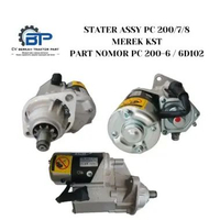 Starter Assy PC200-7/8 KST – Dinamo Starter Komatsu PC200-6 PC200-7 PC200-8 Mesin 6D102