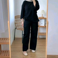 Celana Wanita Cargo Wanita Premium Import Jumbo