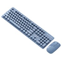Wireless Keyboard Mouse Combos Bluetooth 104 Keys Portable Wireless Mouse for Windows PC iPad Keyboard and Mouse Wireless Set