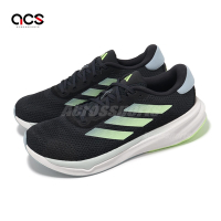 adidas 慢跑鞋 Supernova Stride M 男鞋 黑 綠 透氣 回彈 輕量 運動鞋 愛迪達 IG8315