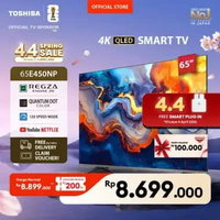 [FREE ONGKIR JABODETABEK] [KHUSUS ONLINE] Toshiba TV 65" 4K UHD Smart TV - QLED Dolby Vision Atmos V