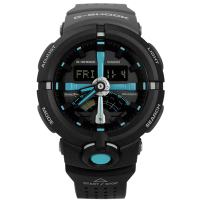 G-SHOCK 多層次前衛城市世界雙色橡膠手錶(GA-500P-1A)-黑色/48mm